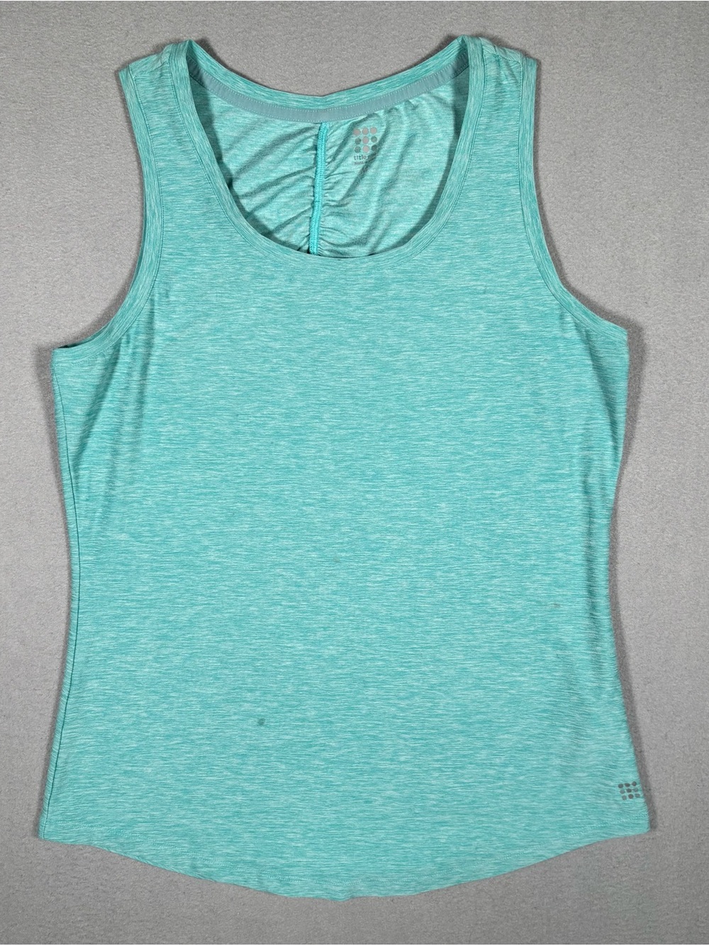 Title Nine Tank Top Shirt Women’s Medium Blue Activewear Gym Running Lightweight